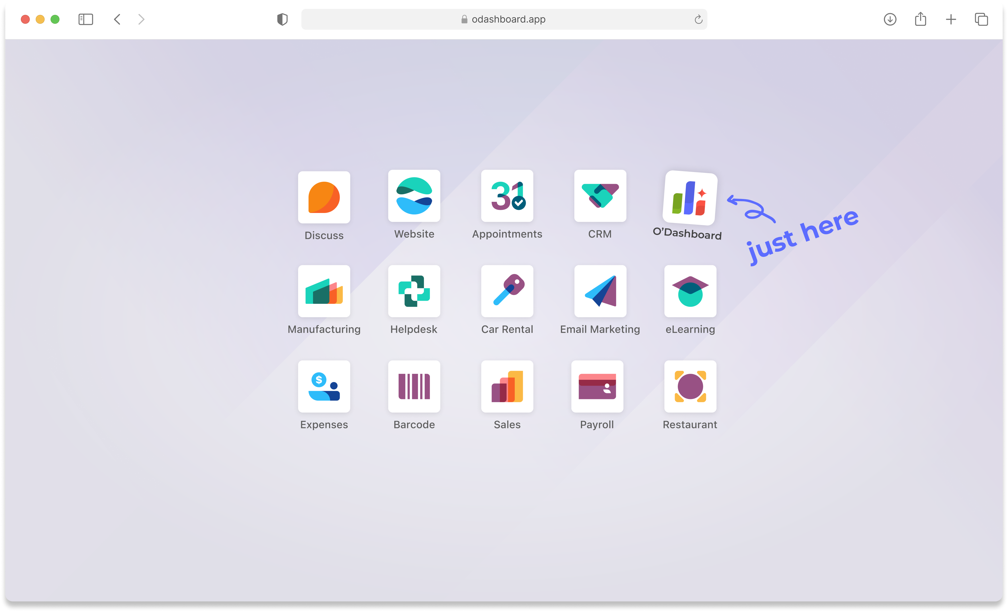 O'Dashboard App
